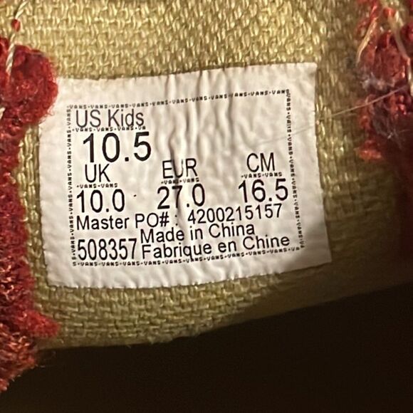 Vans x Haribo Collection Red Goldbears Gummy Bear Slip-on Sneakers - Picture 9 of 9